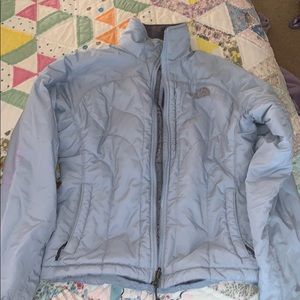 Blue north face!